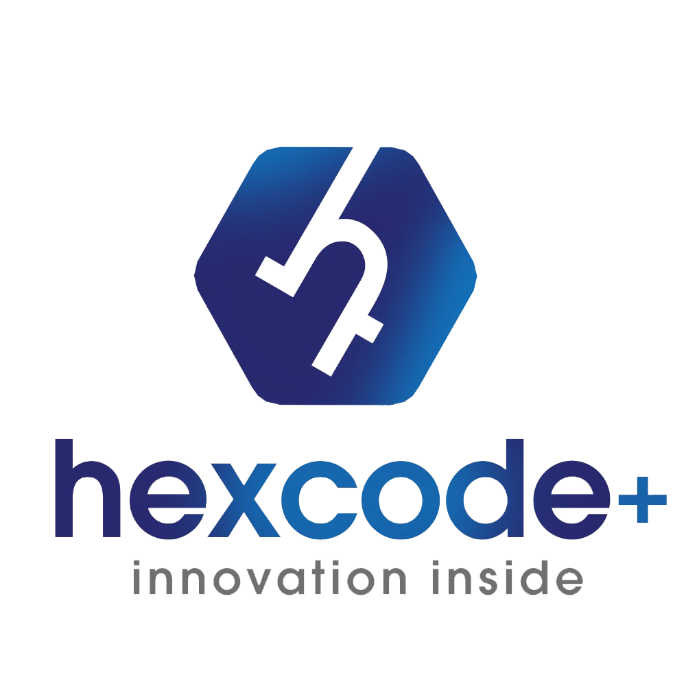 HexCode Plus R&D Logo